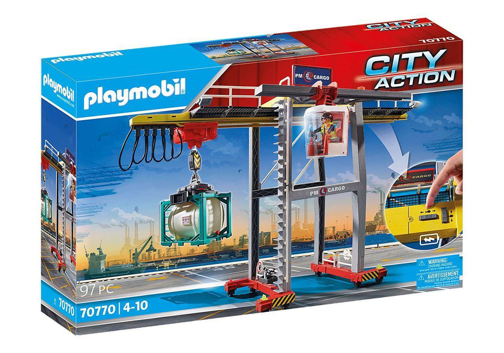 Playmobil 123 Construction Crane - A2Z Science & Learning Toy Store