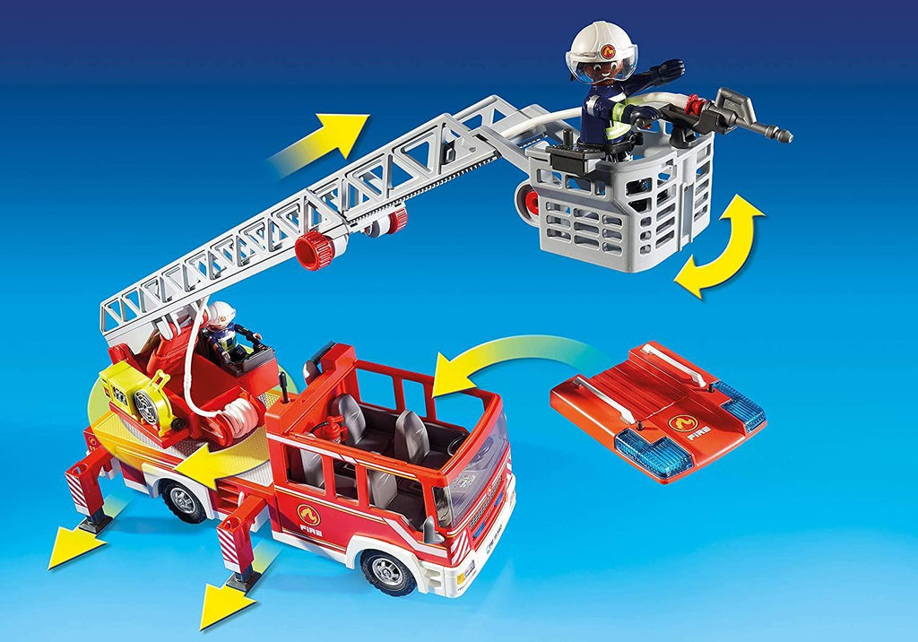 Playmobil 9463 Fire Ladder Unit Playset - TOYBOX Toy Shop