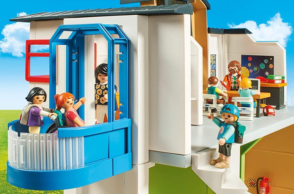 Playmobil City Life 9453 Furnished School Building Playset - TOYBOX Toy Shop