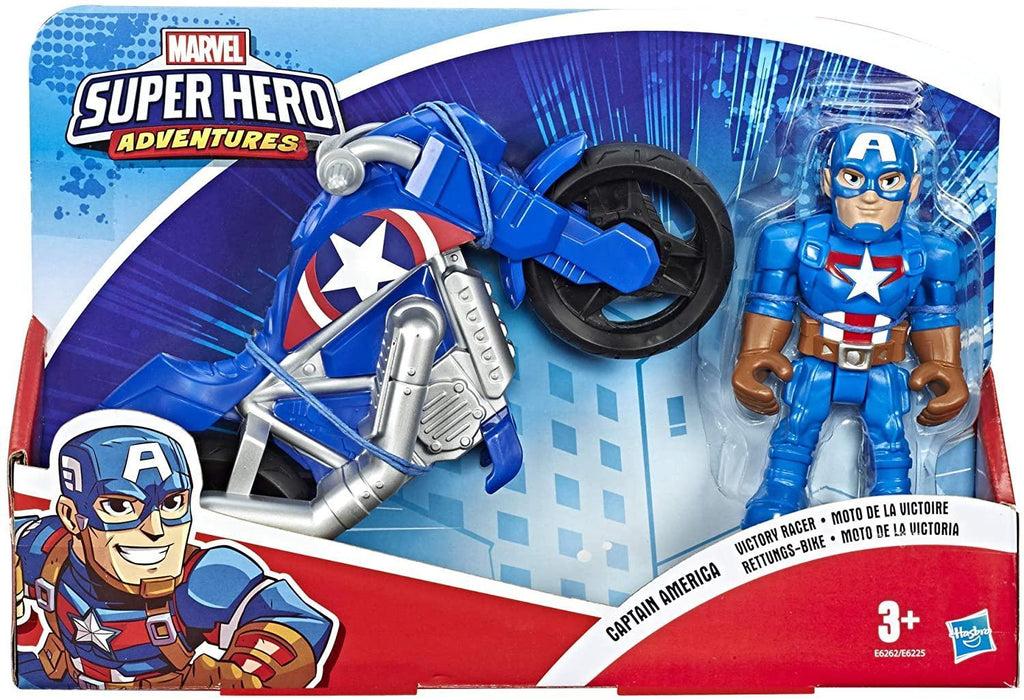 Playskool E6262ES0 Heroes Marvel Super Hero Adventures Captain America - TOYBOX Toy Shop
