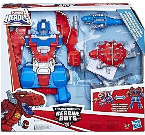 Playskool Heroes Transformers Rescue Bots Knight Watch Optimus Prime - TOYBOX