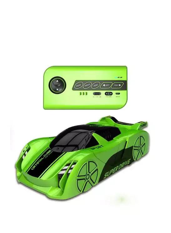 Remote control top car for walls