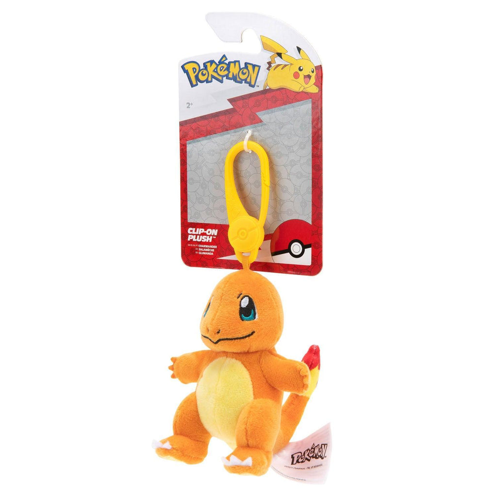 Pokémon Clip-on Plush Charmander - TOYBOX Toy Shop
