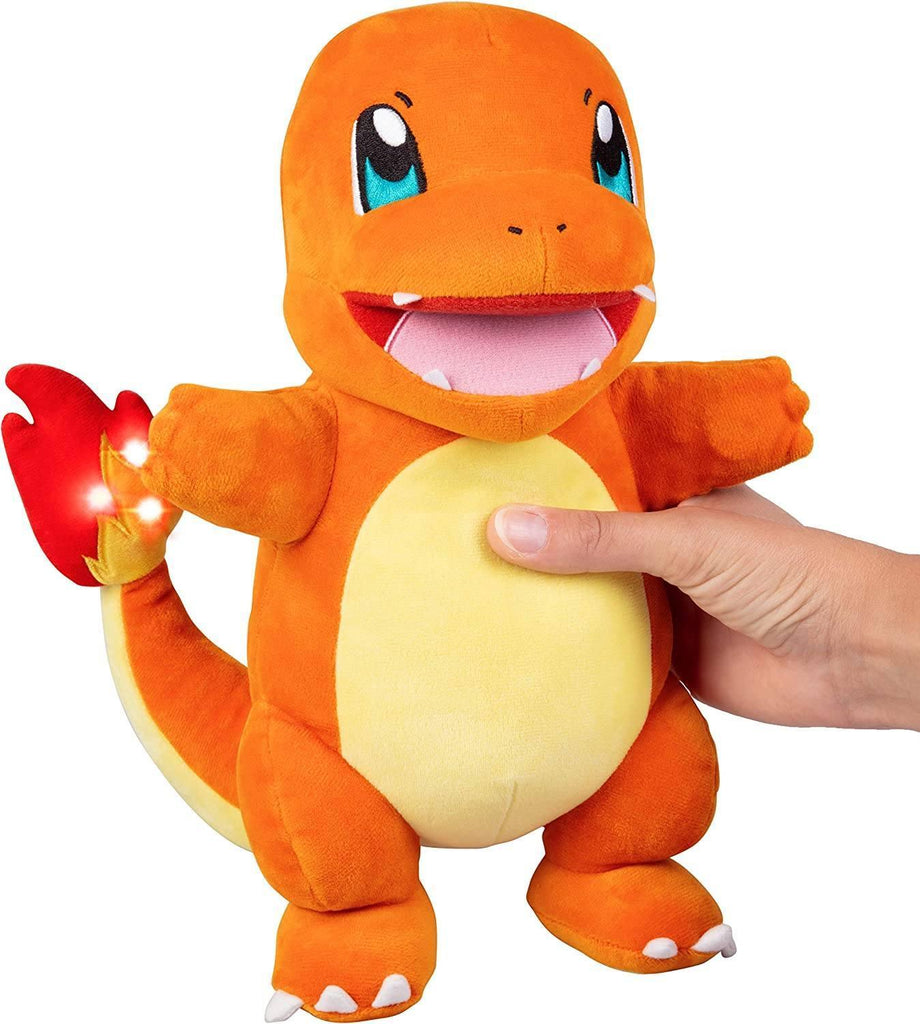 Pokémon Flame Action Charmander Interactive Soft Toy - TOYBOX Toy Shop