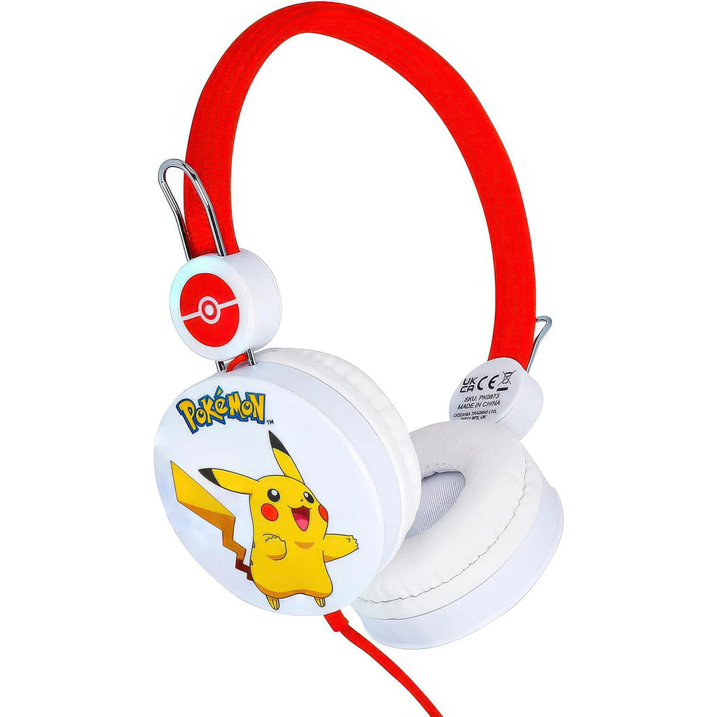 Pokémon Red Pikachu Kids Headphones - TOYBOX Toy Shop