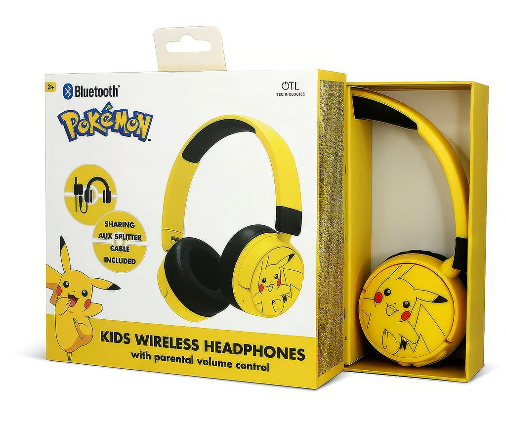 Pokemon Pikachu Kids Headphones - TOYBOX Toy Shop