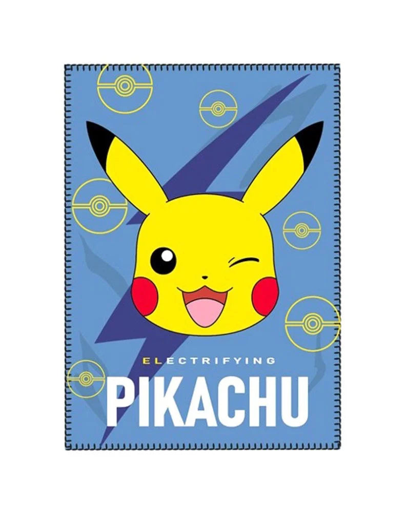 Pokemon Pikachu Polar Blanket - TOYBOX Toy Shop