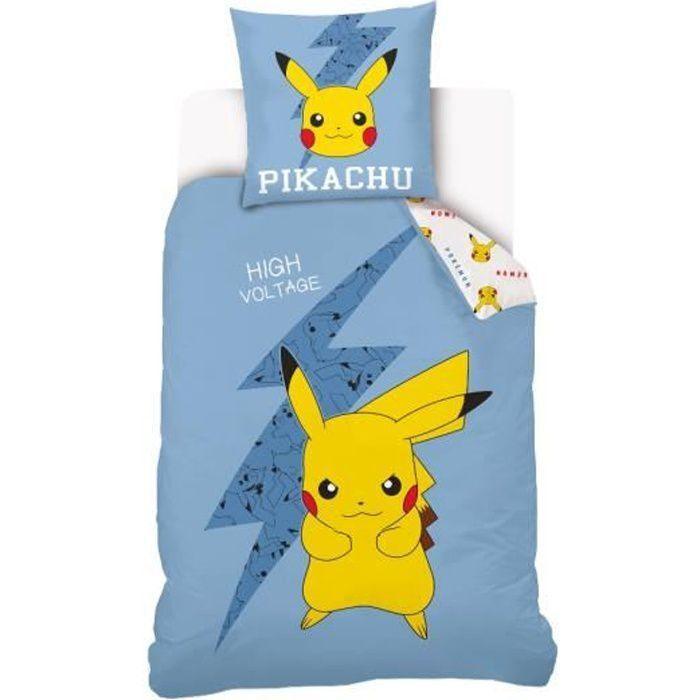 Pokémon Pikachu Premium Cotton Duvet Cover Bed 90cm - TOYBOX Toy Shop