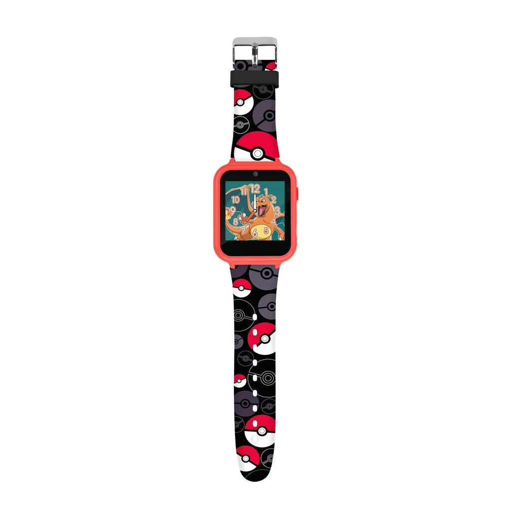 Pokémon Red Printed Character Printed Strap Smart Watch - TOYBOX