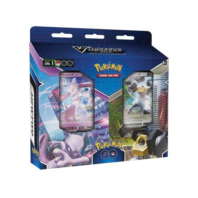 Pokémon TCG GO Battle Decks Bundle Mewtwo V Melmetal V Cards - TOYBOX Toy Shop