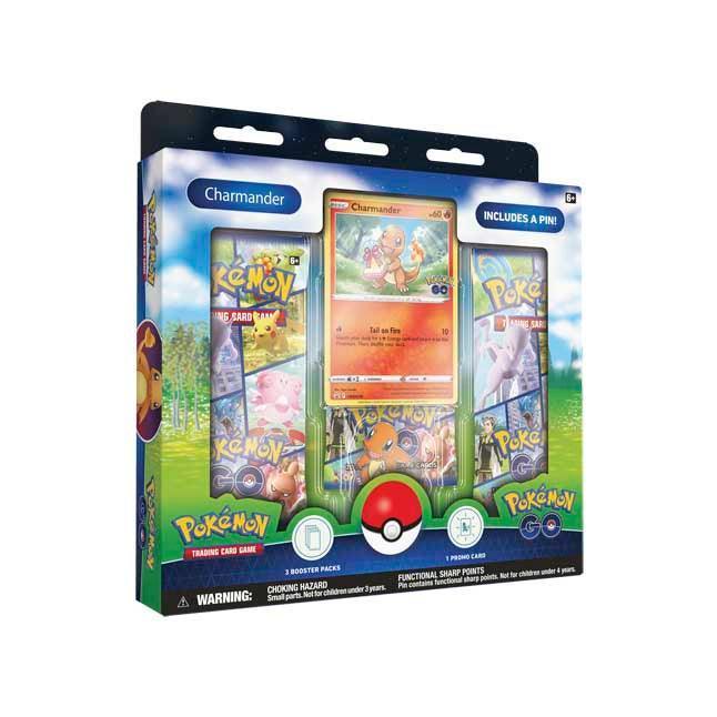 charmander booster box Pokémon TCG Go Pin Box Collection - Charmander Cards