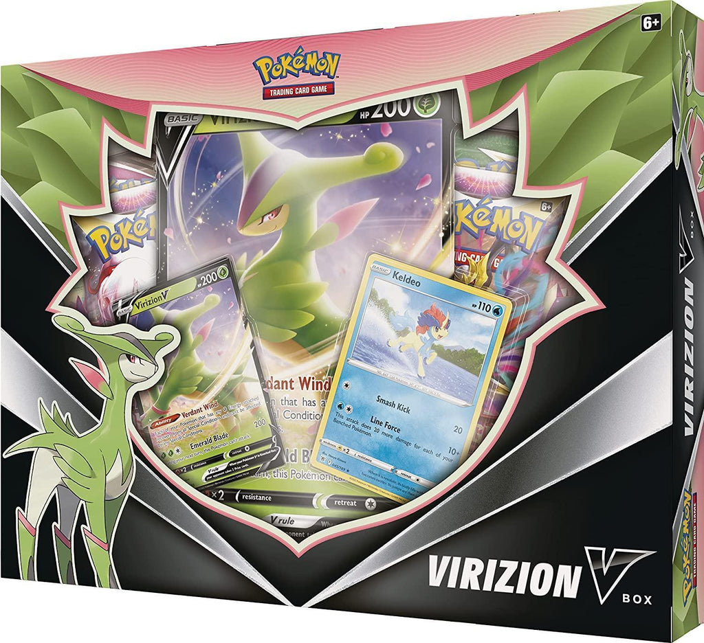 Pokémon TCG: Virizion V Box Cards - TOYBOX Toy Shop