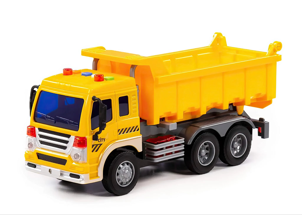 Polesie City Dump Truck – Friction Powered