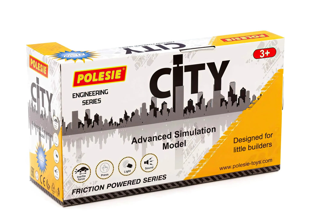 Polesie City Dump Truck – Friction Powered