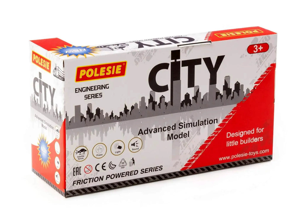 Polesie City Fuel Truck - Friction Powered