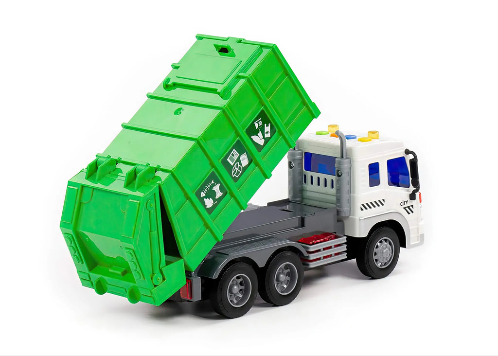 Polesie City Garbage Truck – Friction-powered