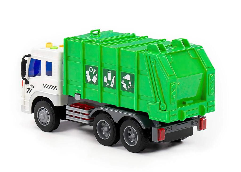 Polesie City Garbage Truck – Friction-powered