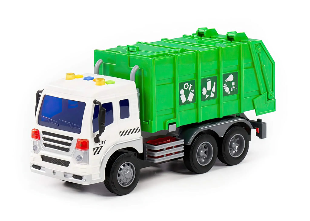 Polesie City Garbage Truck – Friction-powered