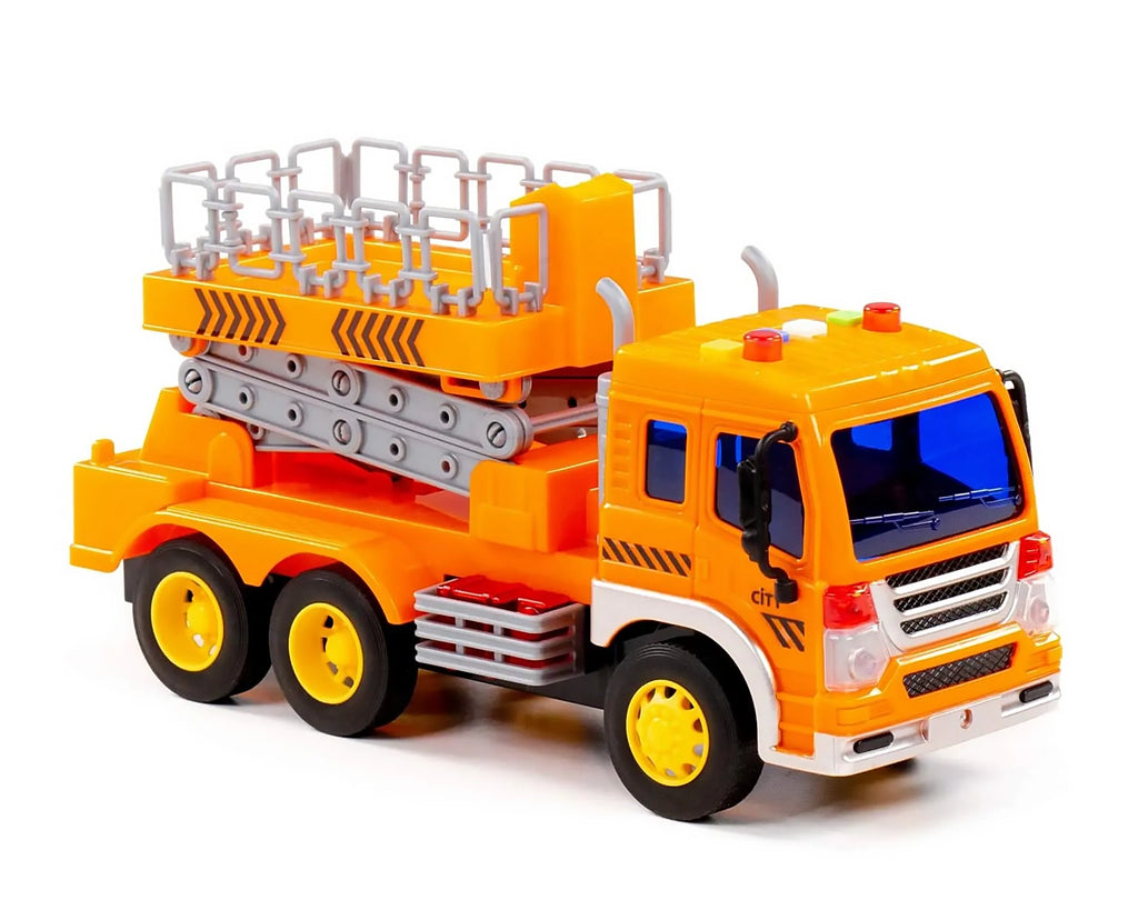 Polesie City Scissor Lift Truck – Friction-powered