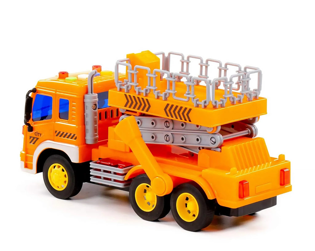 Polesie City Scissor Lift Truck – Friction-powered