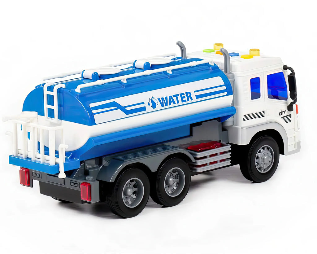 Polesie City Water Tank Sprinkler Truck - Friction-powered