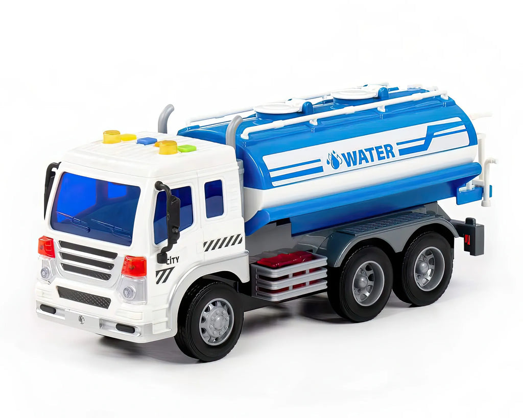 Polesie City Water Tank Sprinkler Truck - Friction-powered