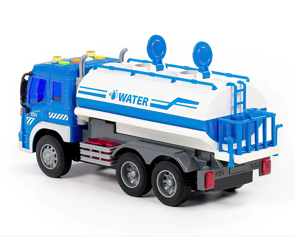 Polesie City Water Tank Sprinkler Truck - Friction-powered