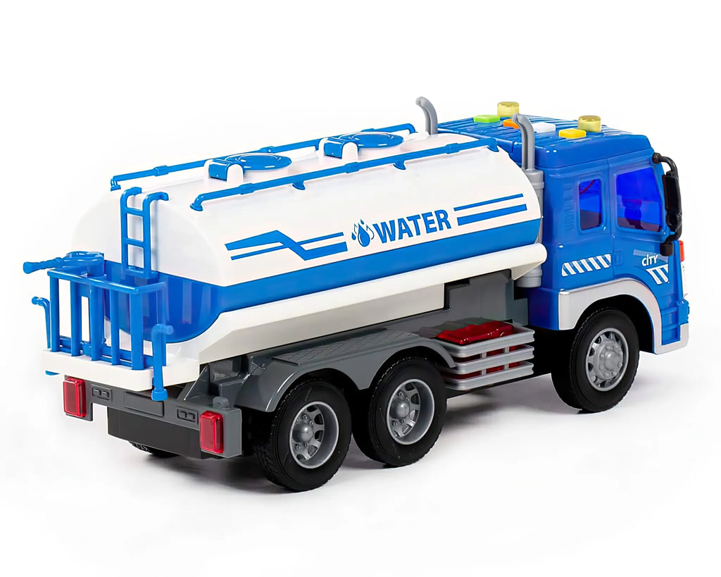 Polesie City Water Tank Sprinkler Truck - Friction-powered