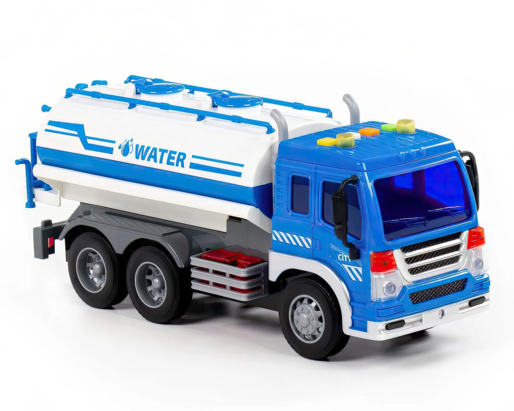 Polesie City Water Tank Sprinkler Truck - Friction-powered