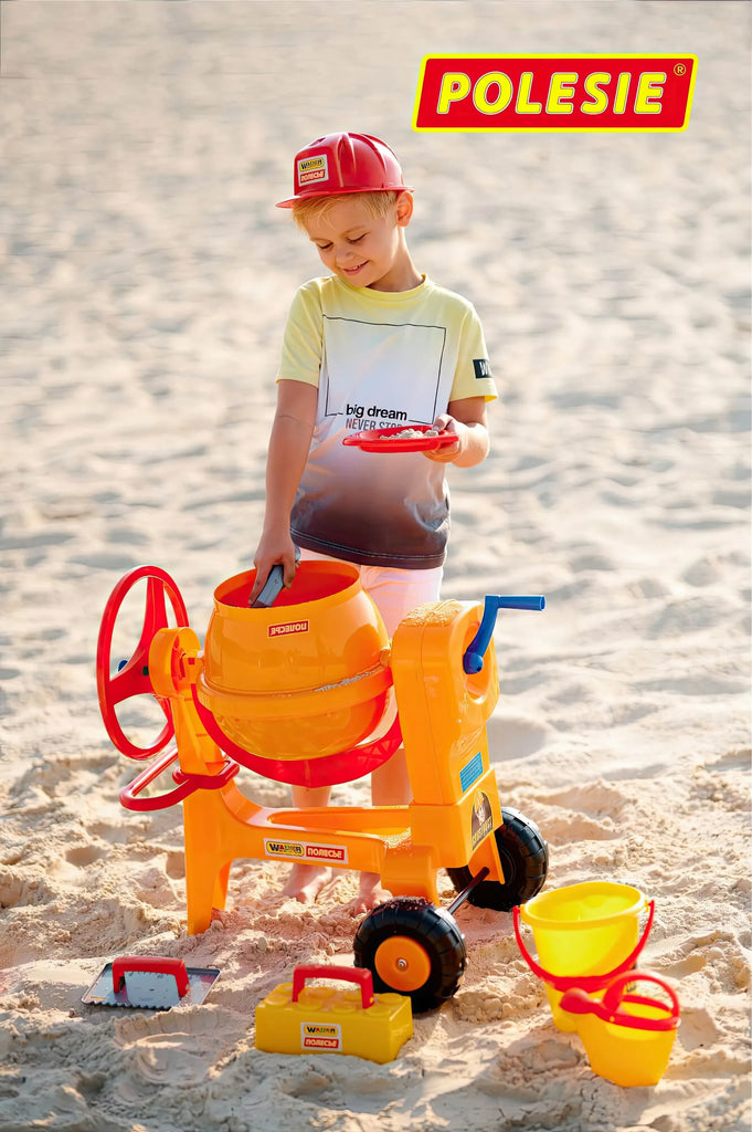 Cement-mixer Construction Playset 8 Pcs