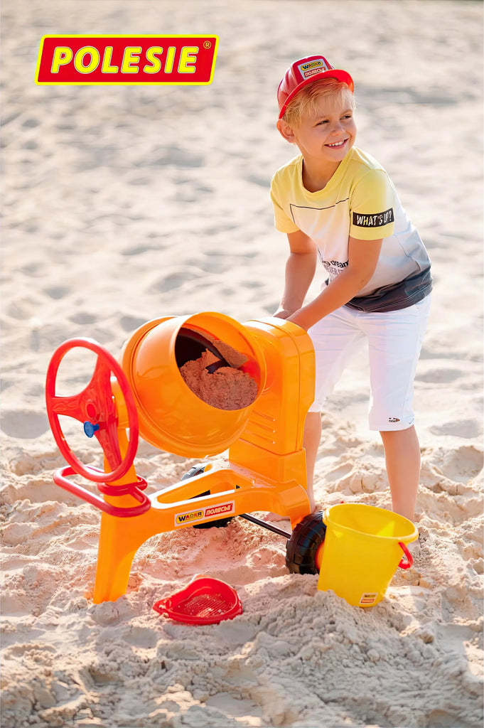 Cement-mixer Construction Playset 8 Pcs