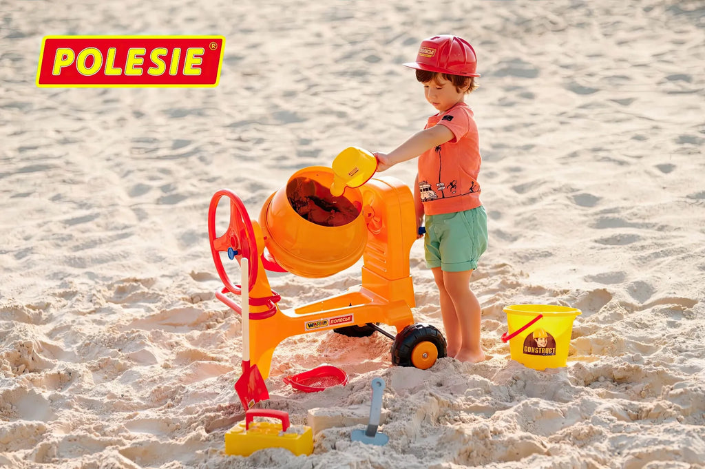 Cement-mixer Construction Playset 8 Pcs