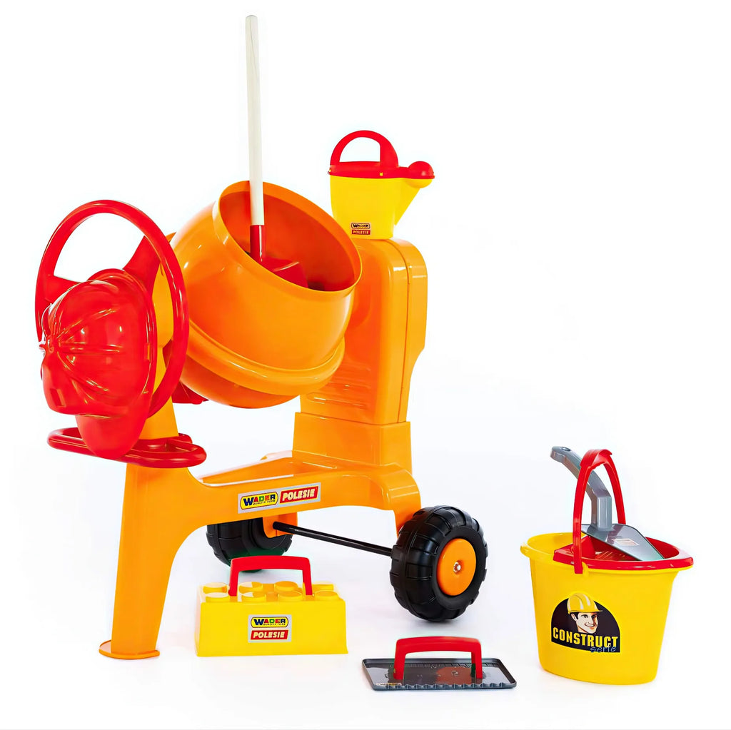 Cement-mixer Construction Playset 8 Pcs