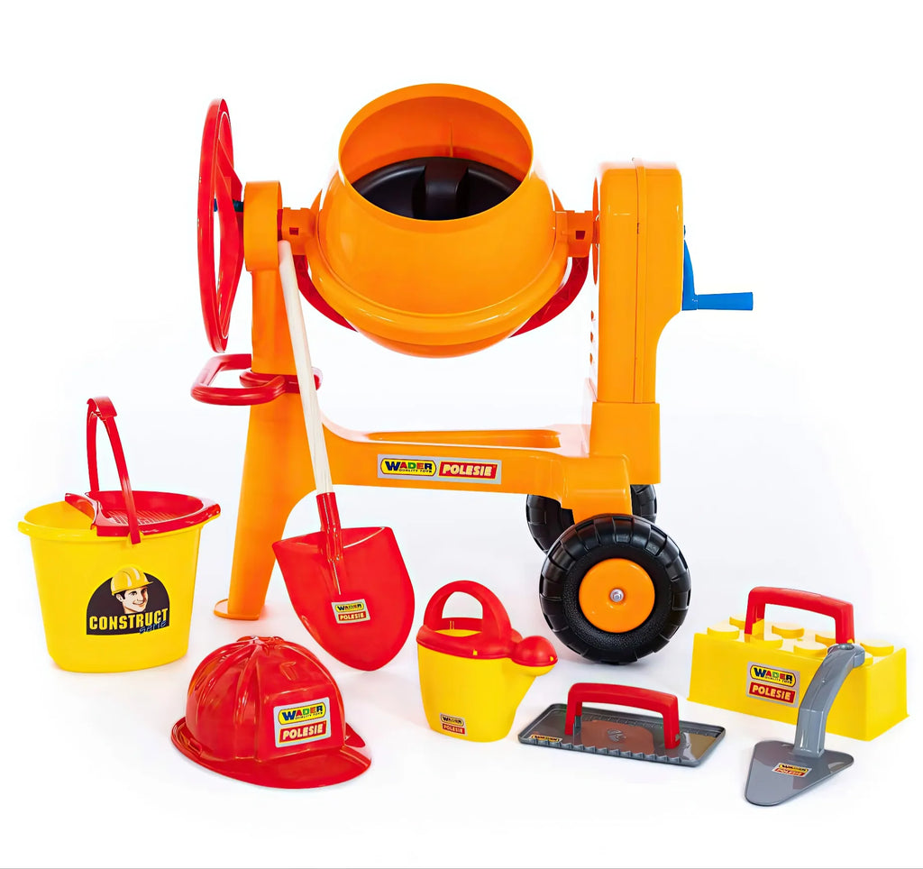 Cement-mixer Construction Playset 8 Pcs