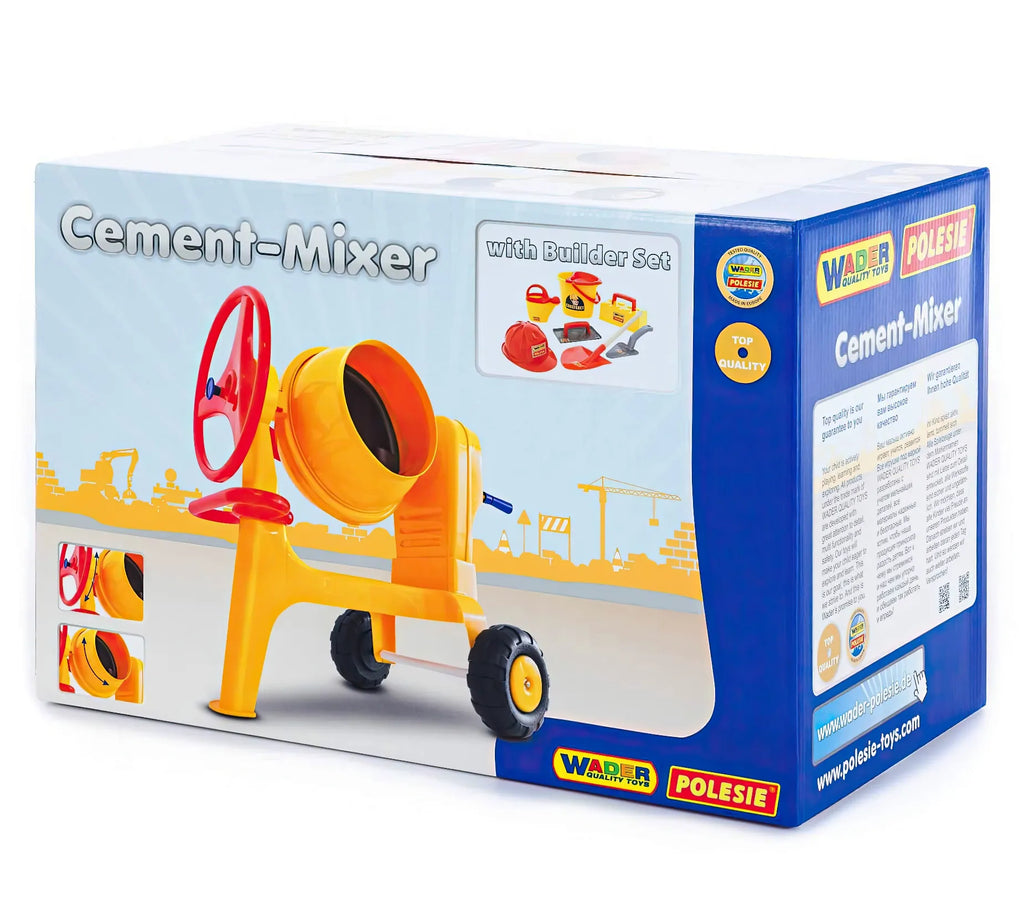 Cement-mixer Construction Playset 8 Pcs