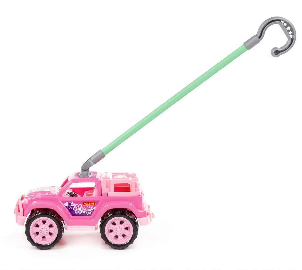Polesie Legionary Push Along Car - Pink