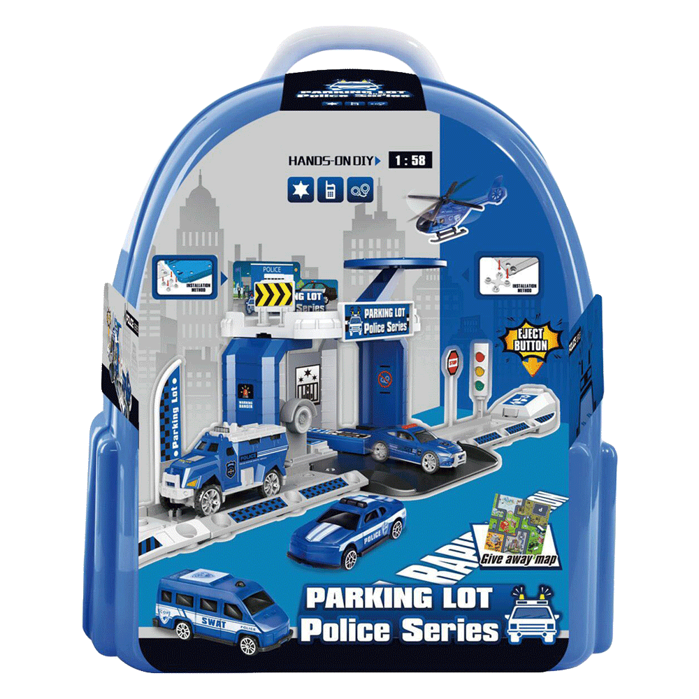 Police Car Parking Playset - TOYBOX Toy Shop