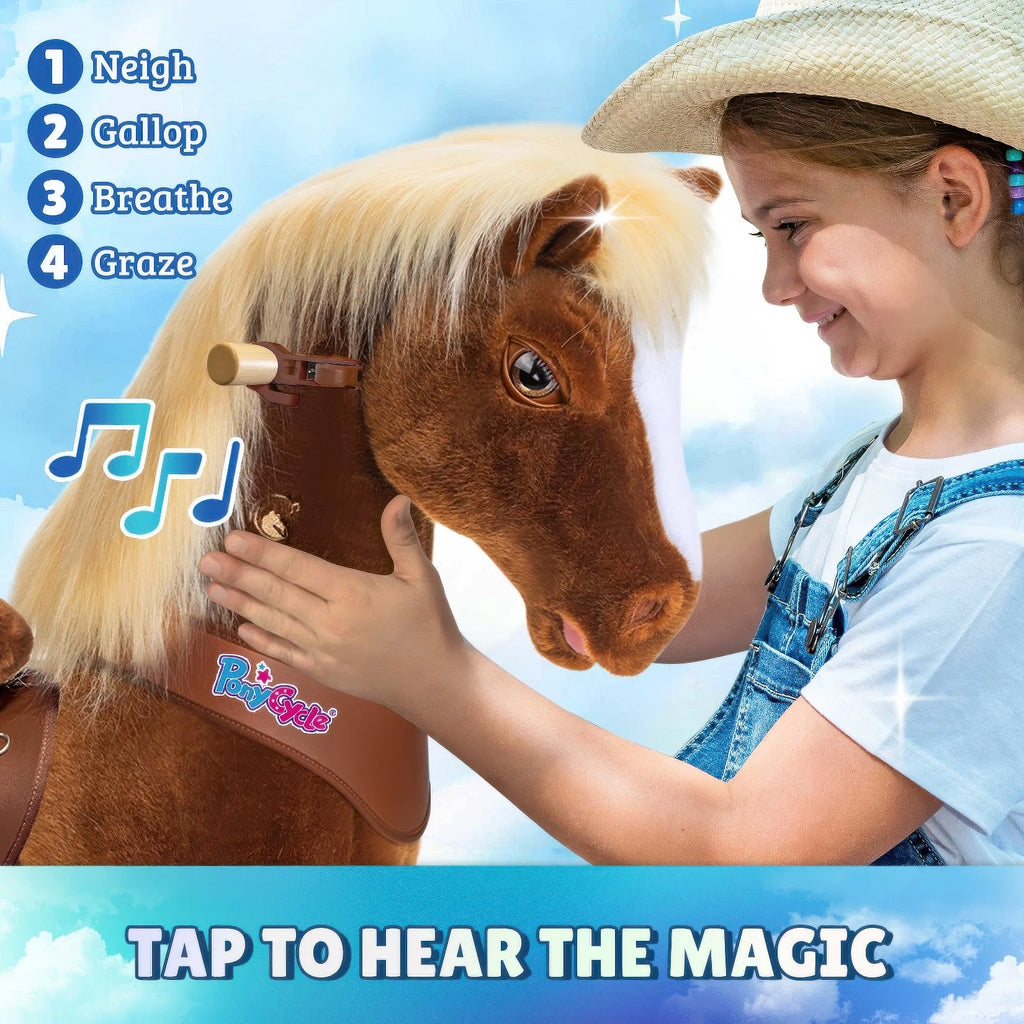 Ponycycle Advanced Model Y Ride-on For Kids - Brown