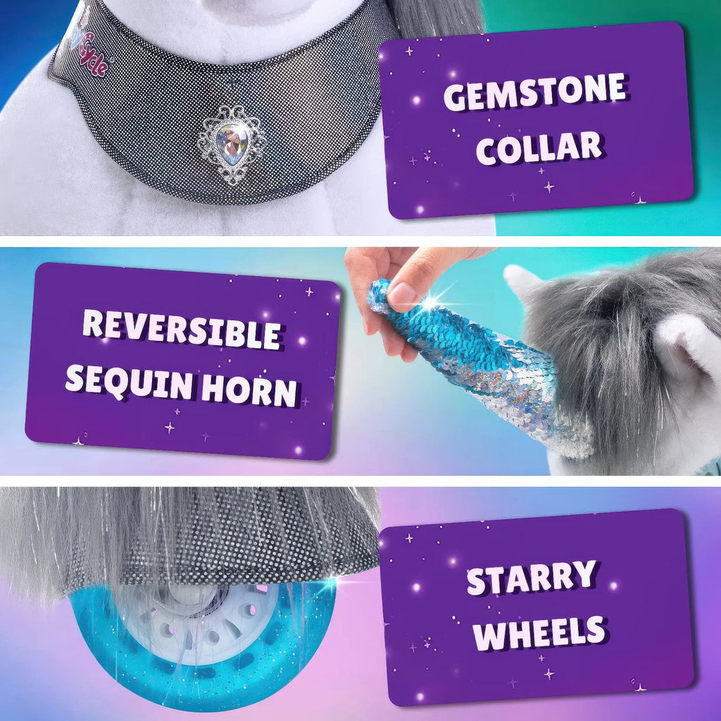 Ponycycle Advanced Model Y Ride-on For Kids - Grey