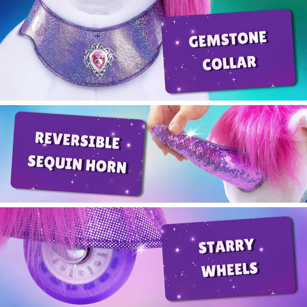 Ponycycle Advanced Model Y Ride-on For Kids - Pink