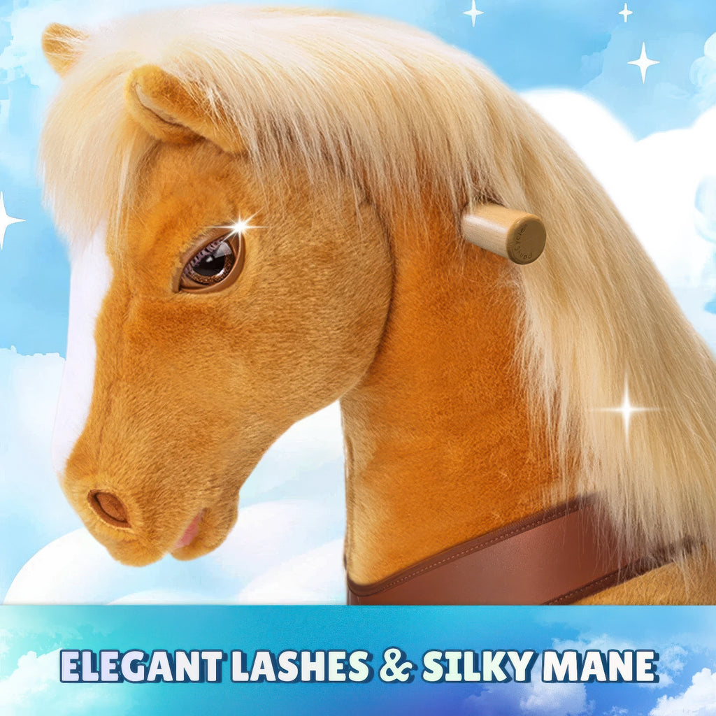 Ponycycle Advanced Model Y Ride-on For Kids - Light Brown