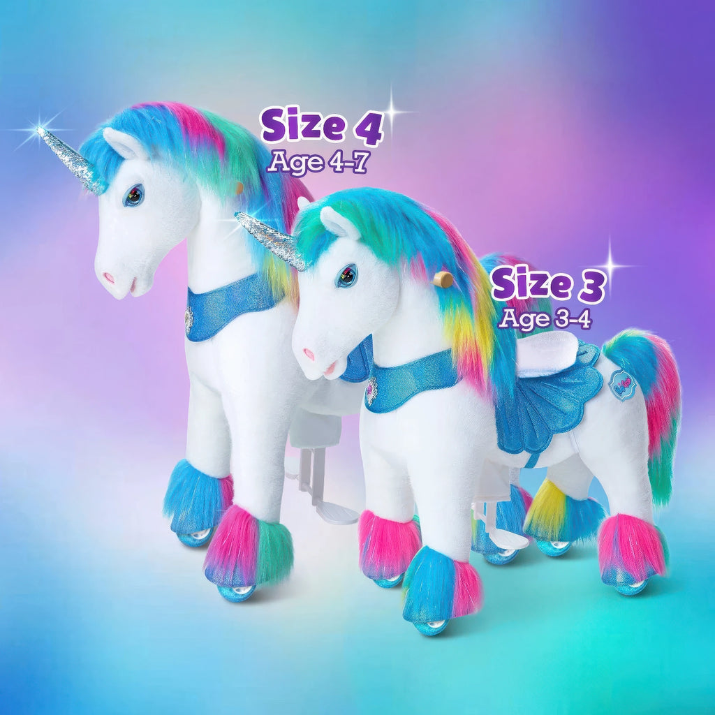 Ponycycle Advanced Model Y Ride-on For Kids - Rainbow