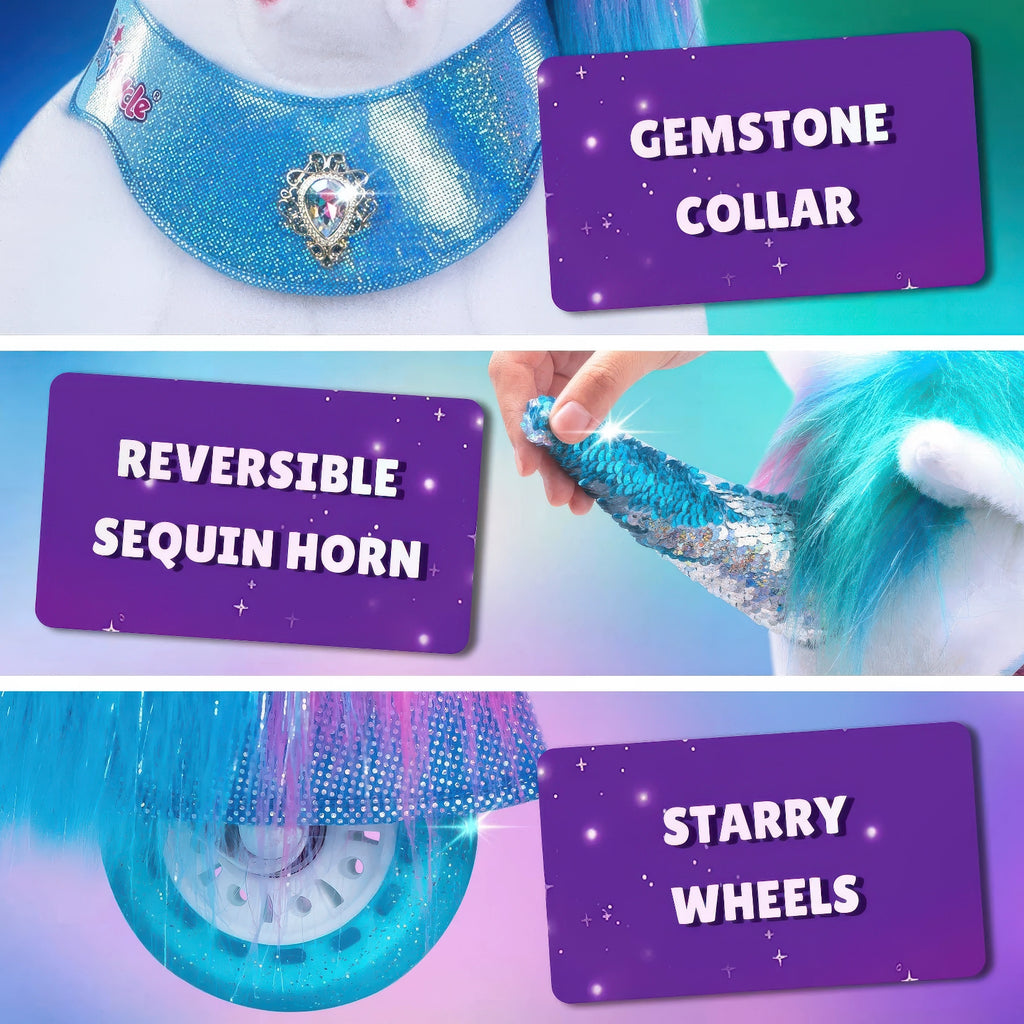 Ponycycle Advanced Model Y Ride-on For Kids - Rainbow