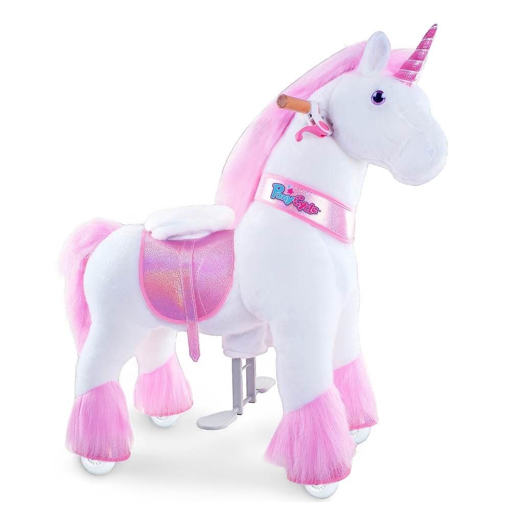 PonyCycle Ride-On Walking Toy Unicorn Plush for a Age 7+ Years - TOYBOX Toy Shop