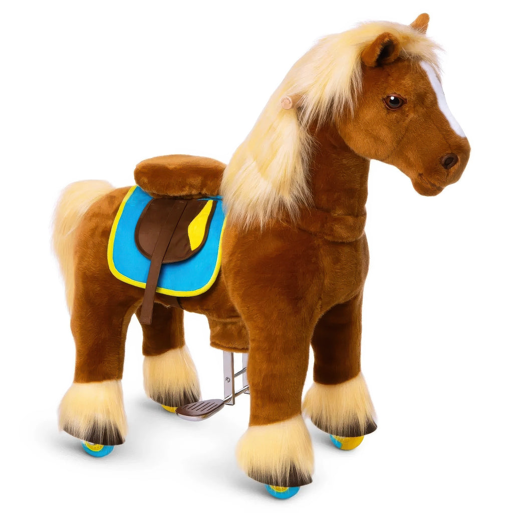 Ponycycle Mechanically Walking Ride-on Premium Model X - Brown