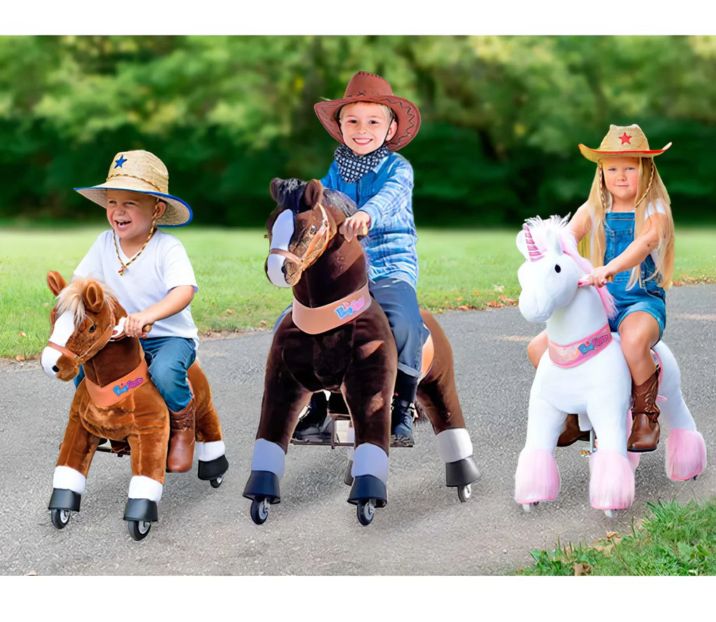PonyCycle Mechanically Walking Ride-On - Zebra - Age 4- 8 - TOYBOX Toy Shop