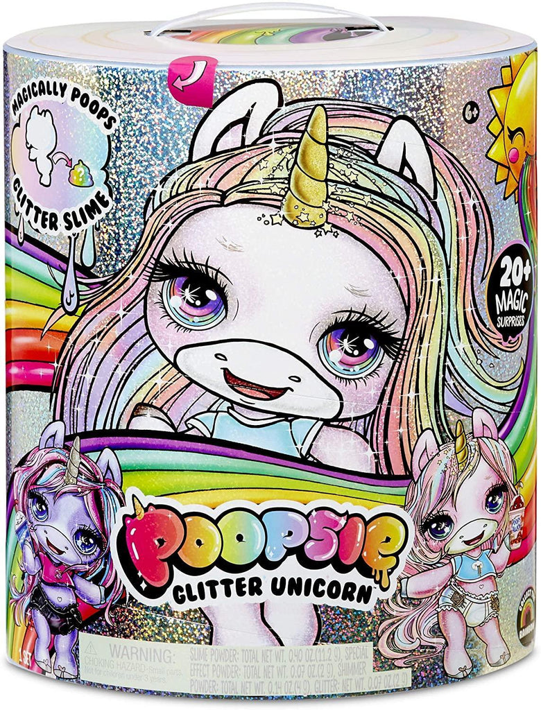 Poopsie Surprise Glitter Unicorn - Pink or Purple Multicolour - TOYBOX Toy Shop