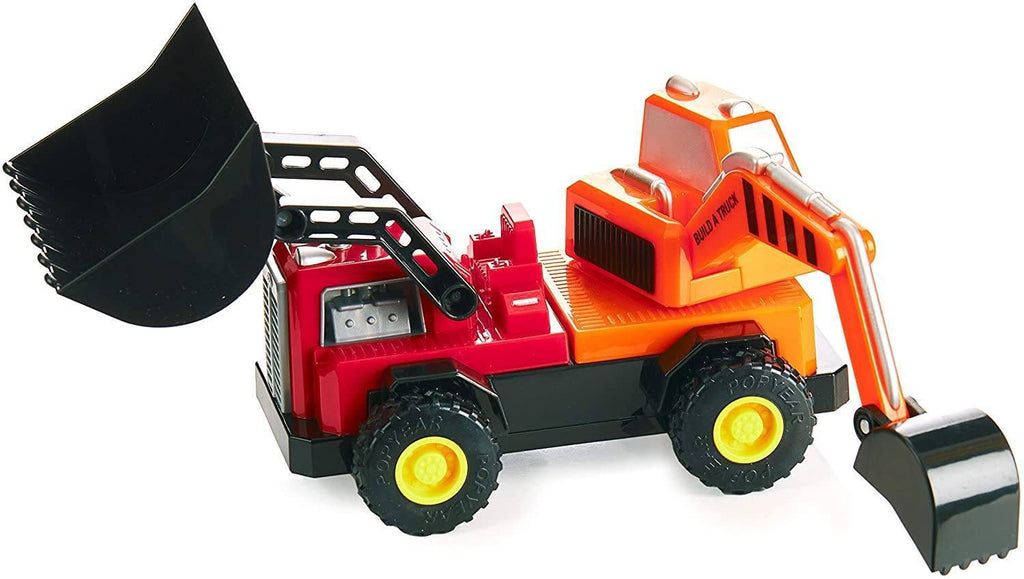 POPULAR PLAYTHINGS Magnetic Build-A-Truck Construction Magnetic Toy Play Set - TOYBOX Toy Shop