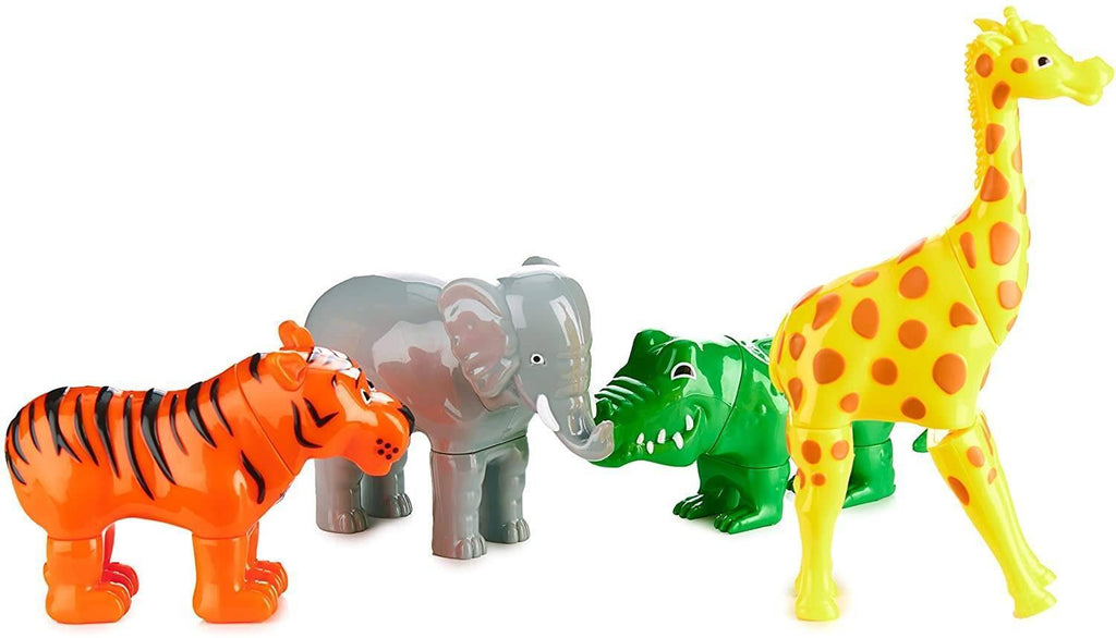 POPULAR PLAYTHINGS Mix or Match Animals, Magnetic Toy Play Set, Jungle - TOYBOX