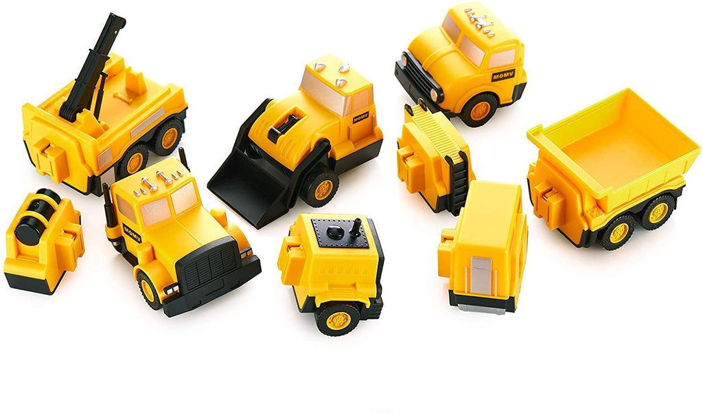 POPULAR PLAYTHINGS Mix or Match Vehicles, Magnetic Toy Play Set, Construction - TOYBOX Toy Shop